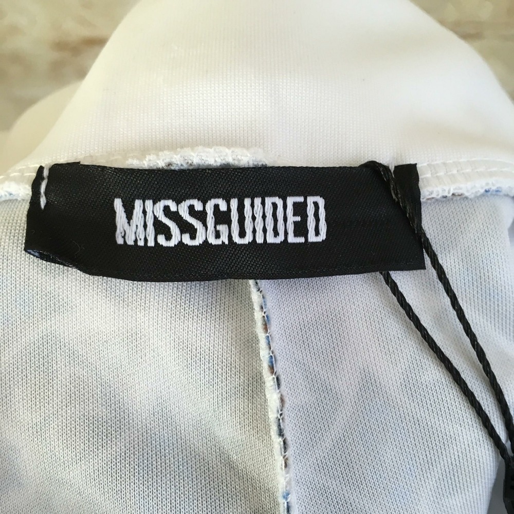Missguided Women's Size 8 Blue Patterned Lounge Pants NWT - Picture 5 of 7